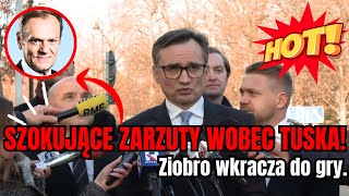 ZIOBRO UDERZA 🤯😱 - DONALD TUSK OSKARŻONY O ZAMACH NA PRAWORZĄDNOŚĆ! SZOKUJĄCE ZARZUTY WOBEC PREMIE