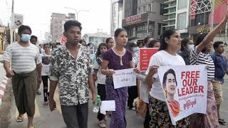 19 february mandalay protest myanmar 2021