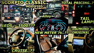 2024 MAHINDRA SCORPIO CLASSIC MODIFIED WITH PRICE | SCORPIO MODIFICATION | MAHINDRA GENUINE PARTS