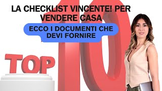 I documenti per vendere casa in tranquillità