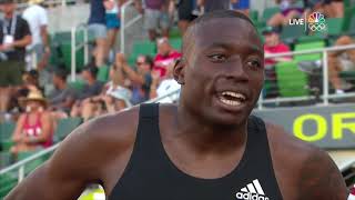 Men's 110m Hurdles Final | 2021 USA Olympic track and field trials (Grant Holloway 12.96)