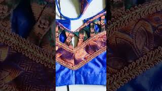 Pattu saree blouse design /#shorts