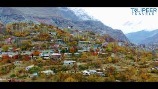 Colours of Nomal valley and Karimabad Hunza in autumn.