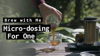 How to Make a Delicious Microdosing AeroPress Coffee with Only 8g of Beans