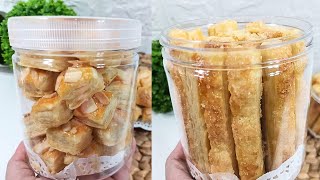 2 Kreasi Puff Pastry Untuk  Isian Toples Lebaran || Kue Kering Simple & Anti Ribet