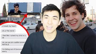 PUTTING HIS DRUNK TEXTS ON A BILLBOARD!! | REACTION