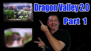 Dragon Valley 2.0 - Part 1 - Hardscape Design  (Full Aquascape Tutorial)