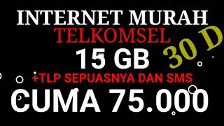 Promo Telkomsel 15gb cuma 75K