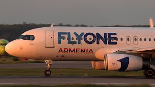 Вечерние вылеты самолетов FlyOne, Ижавиа и S7, аэропорт Домодедово, 07.06.24.