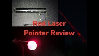 Red 301 Laser Pointer Review and Burning