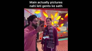 Nida Yasir blatantly refused to be photographed with a male fan!