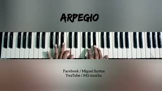 arpegio 🎼🎶🎹para piano / teclado