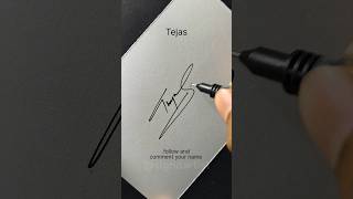 tejas name signature style #signature #signoartist