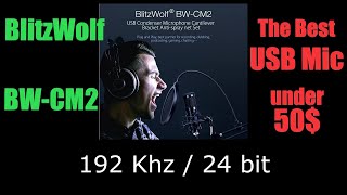 Best USB Mic under 50$ // BlitzWolf® BW-CM2 - UNBOXING / REVIEW (by banggood)