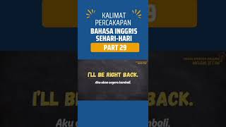 #kalimatbahasainggris #englishspeaking #dailyenglishsentences #ytshorts