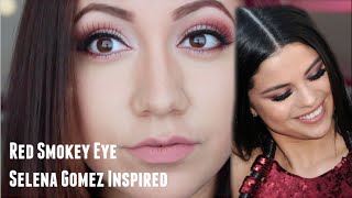 Red Smokey Eye | Selena Gomez Inspired Makeup