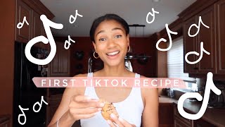 MY FIRST TIKTOK RECIPE: CHOCOLATE CHIP COOKIES | Greta Onieogou