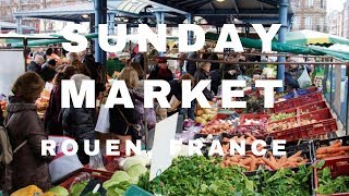 Inside of the Sunday Market in Rouen // Saint Marc Market in Rouen // Au Marché Saint Marc à Rouen