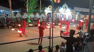 fire dance in Sri Lanka.😬🤭