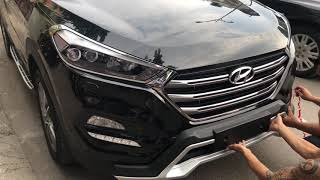 Ốp cản trước sau tucson lh: 0986958000 nội thất mycar