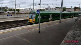 Irish Rail IE29000 CLASS Commuter on an InterCity route, at Dun Laoghaire