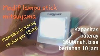 Cara modif lampu stick mitsuyama "season 1"