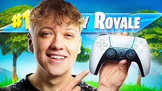 Mein ERSTES MAL FORTNITE auf CONTROLLER! 😳 (BESSER ALS GEDACHT)