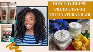 HOW TO CHOOSE THE BEST PRODUCTS FOR YOUR NATURALLY CURLY HAIR