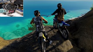 Yamaha YZ450F & Suzuki RM-Z450 | OFF-ROAD | The Crew Motorfest Steering Wheel & Controller Gameplay