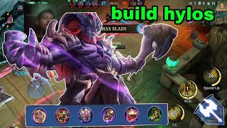 BUILD HERO HYLOS MOBILE LEGEND TERKUAT SAAT INI #mobilelegends #herohylos #buildhero