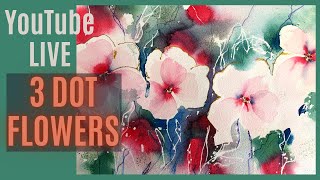 Loose watercolour flowers | FULL  tutorial | Inspired by Creations Cee Cee