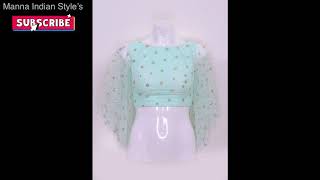 New model ruffle hands blouses/trending collection