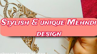 Day-19Trendy Henna design|| stylish & unique Mehndi design for bridesmaids|| Henna beauty 🤩😍