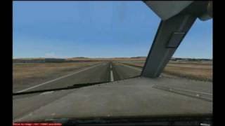 B757 landing in KLAS with fs2004