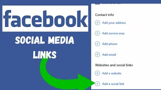 How to Add Social Media Links to a Facebook Page (2024)