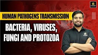 Human Pathogens Transmission : Bacteria, Viruses, Fungi, and Protozoa | Dr. Himanshu Sir