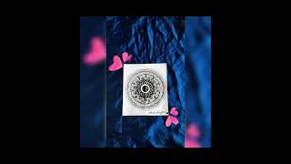 easy mandala art #mandalaart #creativeart #mandaladrawing #mandala #art #youtube #shorts