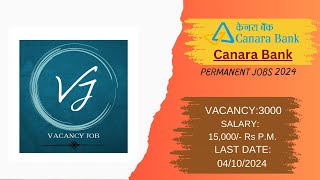 Canara Bank vacancy #vacancyjob #job #jobs #opening #hiring #jobs #jobseekers