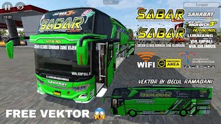 SHARE LIVERY BUSSID SAHABAT PRIMA ABADI SABAR SUBUR Mod hino rk 3#4# faridh madyawan