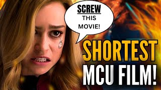 DISASTER! The Marvels is the MCU's SHORTEST Movie! MASSIVE Cut Footage | Brie Larson HATES Her Role!