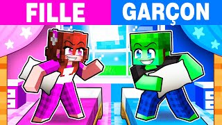 Soirée pyjama FILLE vs GARÇON dans Minecraft !