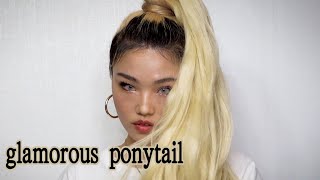 How to get the glamourous ponytail | xoxosophia