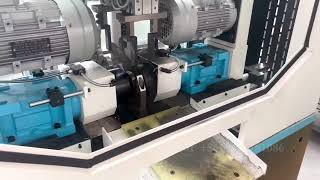 CNC magnetic rings double end chamfering machine