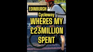 Cycleway usage Edinburgh P1 where your £23million is spent. #lez #ulez #roadrage #fines