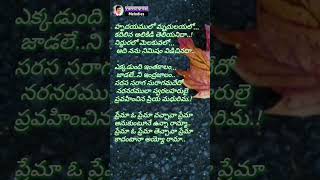 ప్రేమా ఓ ప్రేమా / మనసులో మాట/ chitra/ srikanth/shortlyrics/ vishnu lyrical melodies