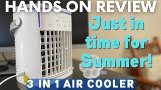 Review of Evaporative Air Cooler by Supzimo Portable Cooling Fan with 4 Wind Speed & LED Light