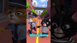 Cat is a policeman 2