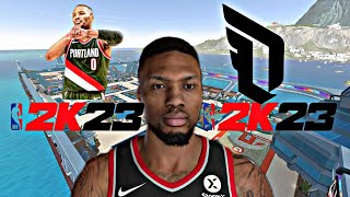 NBA 2k23-DAMIAN LILLARD FACE CREATION