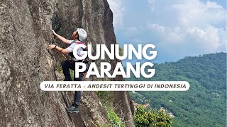 Gunung Parang | Beginner Via Ferrata - Manjat Batu Andesit Tertinggi di Indonesia