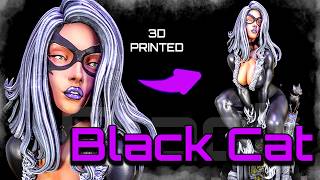 Meow THAT's What I Call Beauty! Let's Paint Puuurfection on Black Cat from Marvel Comics (1/4 Scale)